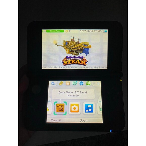 Nintendo 3DS XL Handheld Game Console SPR-001 Blue/Black US Model + Charger - Picture 4 of 5